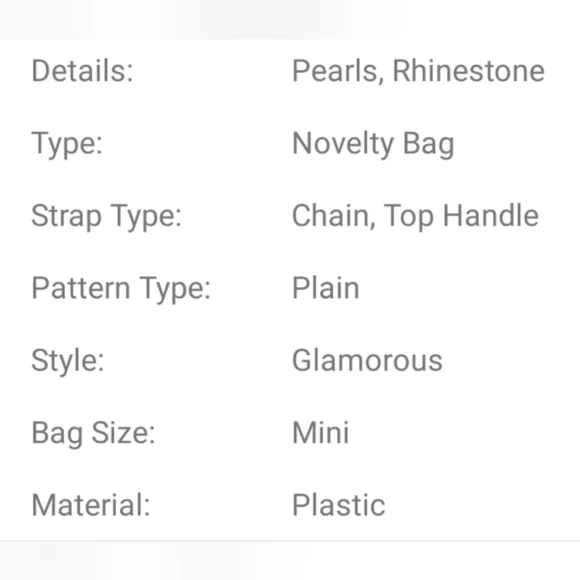 Mini Crossbody pearl Bag - Picture 7 of 7